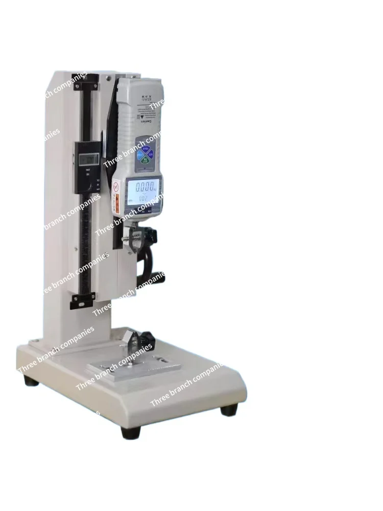 Universal Tensile Pressure Testing Machine Hand-Operated Digital Display Push-Pull Force Gauge Testbed Spring Plug-and