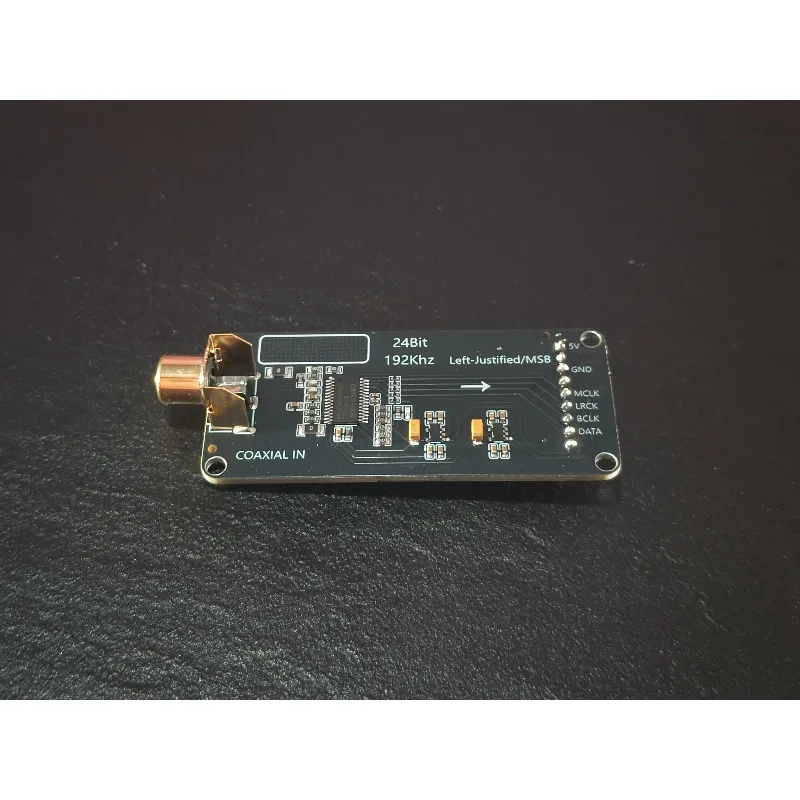 Coaxial input to Italian interface card, support 24bit 192kHz