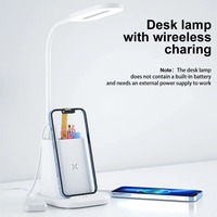 3 In 1 Wireless Charger Stand LED Desk Table Reading Lamp Night Light For Study PD USB for iPhone Samsung Fast Charging Station