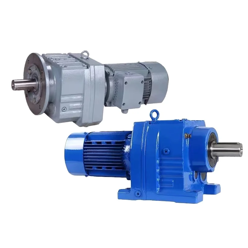 R Series Hard Tooth Inline Double Shafts Helical Reducer Helical Gear Reducer Helical Gearbox