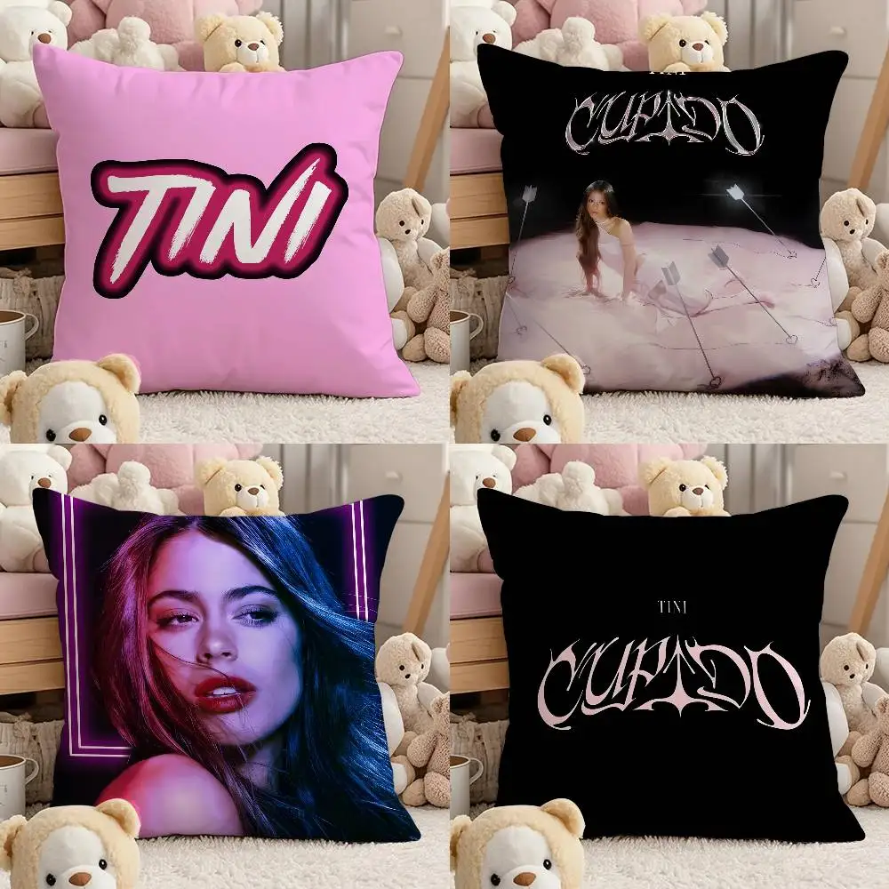 

M-Martina Stoessel TINI Anime Pillow Case Comfort Sofa Bed Silky elegant Invisible zipper Custom Decorative cushion cover