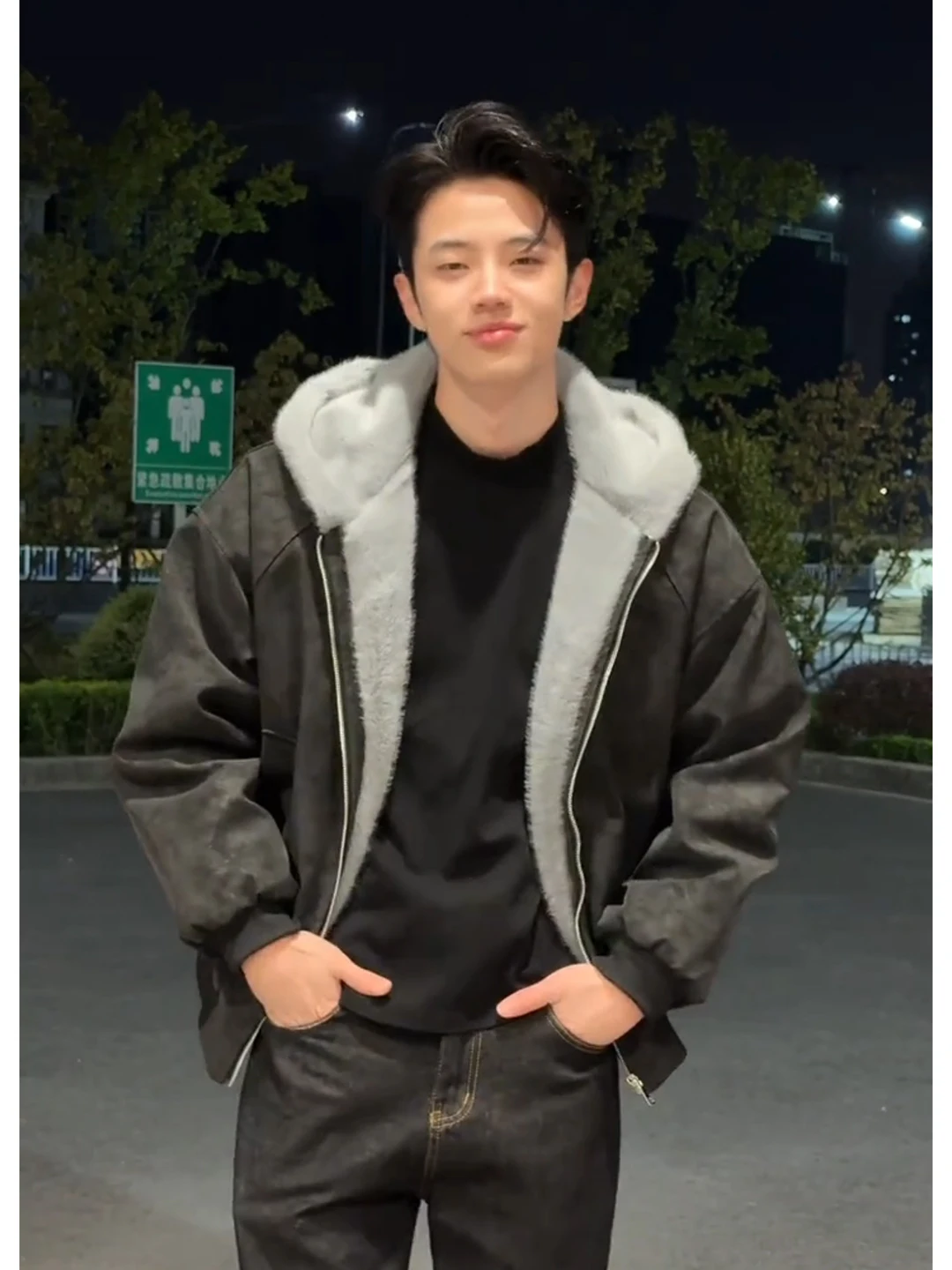 

Мужская утепленная куртка из искусственной кожи с капюшоном, осенне-зимняя, теплая, повседневная, с длинными рукавами