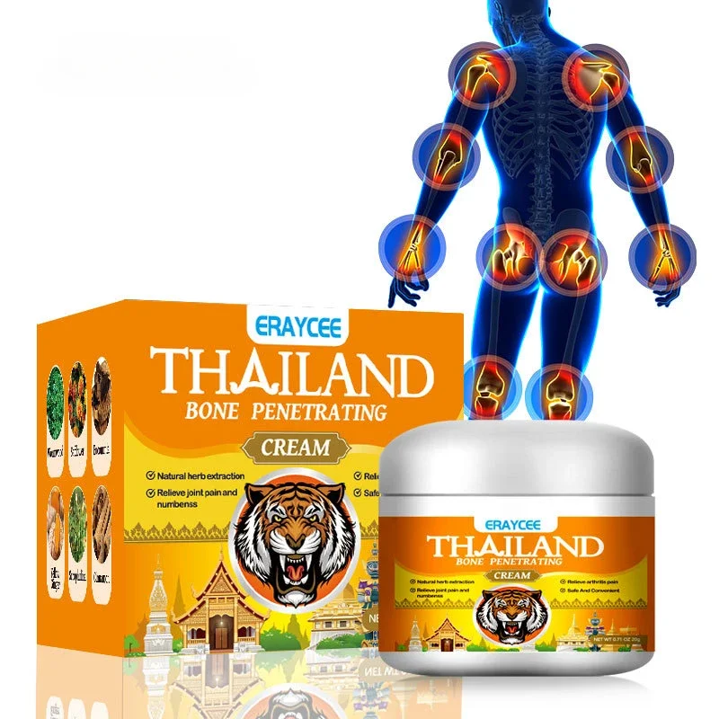 20g Thailand Tiger Balm Ointment Joint Arthritis Muscle Pain Patch Red Tiger Balm Body Massage Itch Bone Penetrating Cream