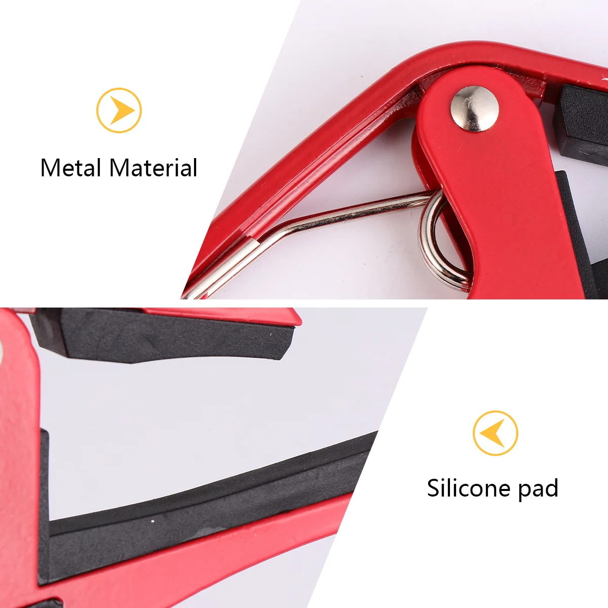 

5 Pcs Capo Folk Guitar Tuner Accessories Adjustable Ukulele Metal Clip on Tuning