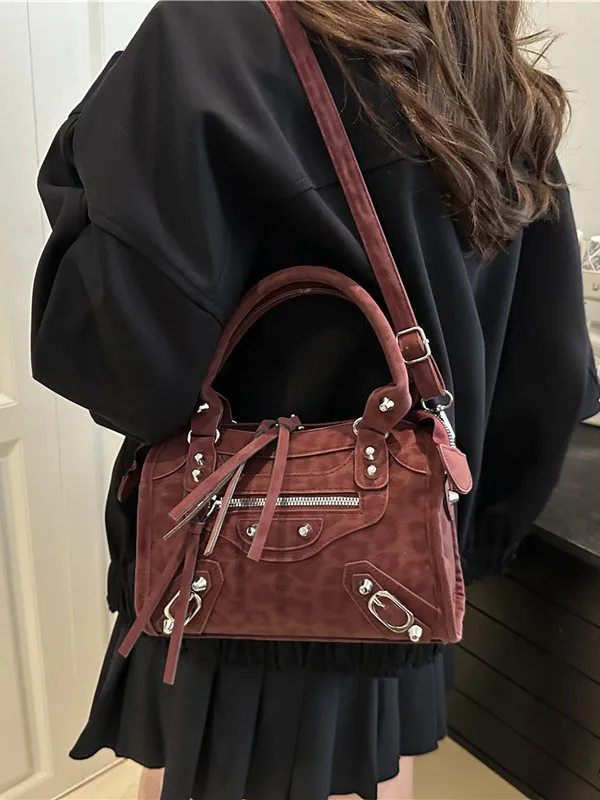 Modern Neutral Style Large Capacity Shoulder Handbag Simple Commuter Crossbody Bag for Daily Use Winter New Arrival