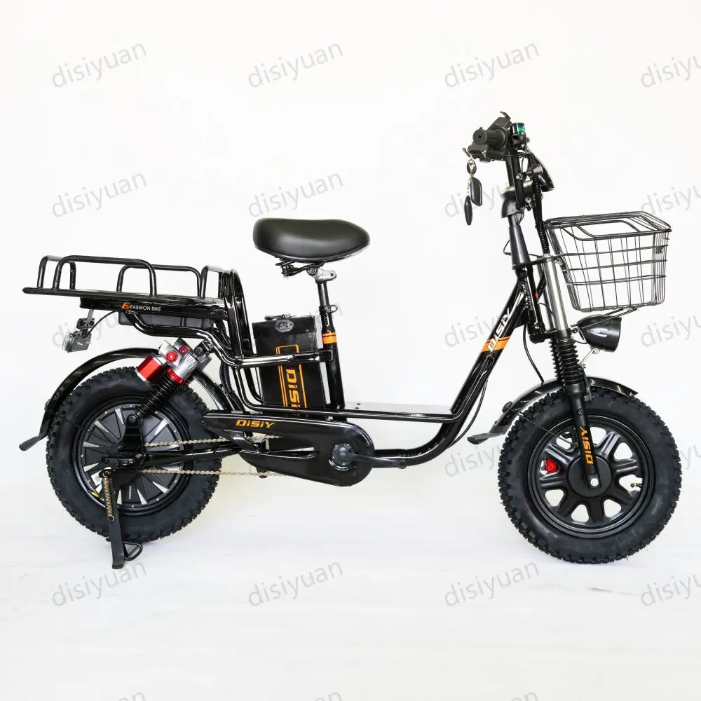 

Clark is hot selling DISIYUAN V3 1000W 1500W 60V 30Ah Full Suspension 3 Speed Fat Tire Step Thru Electric Cargo Bike Electric F