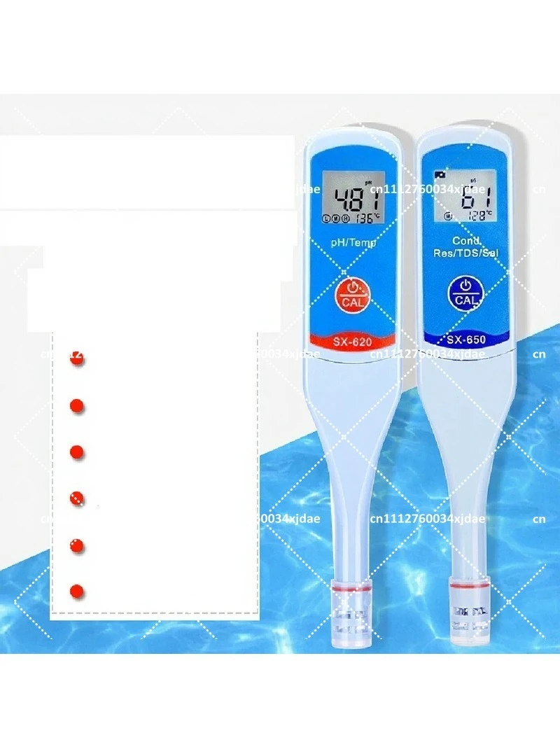 Portable pH Meter Pen Type Acidity Tester Conductivity Meter ORP Meter for Water Quality Testing Industrial Use