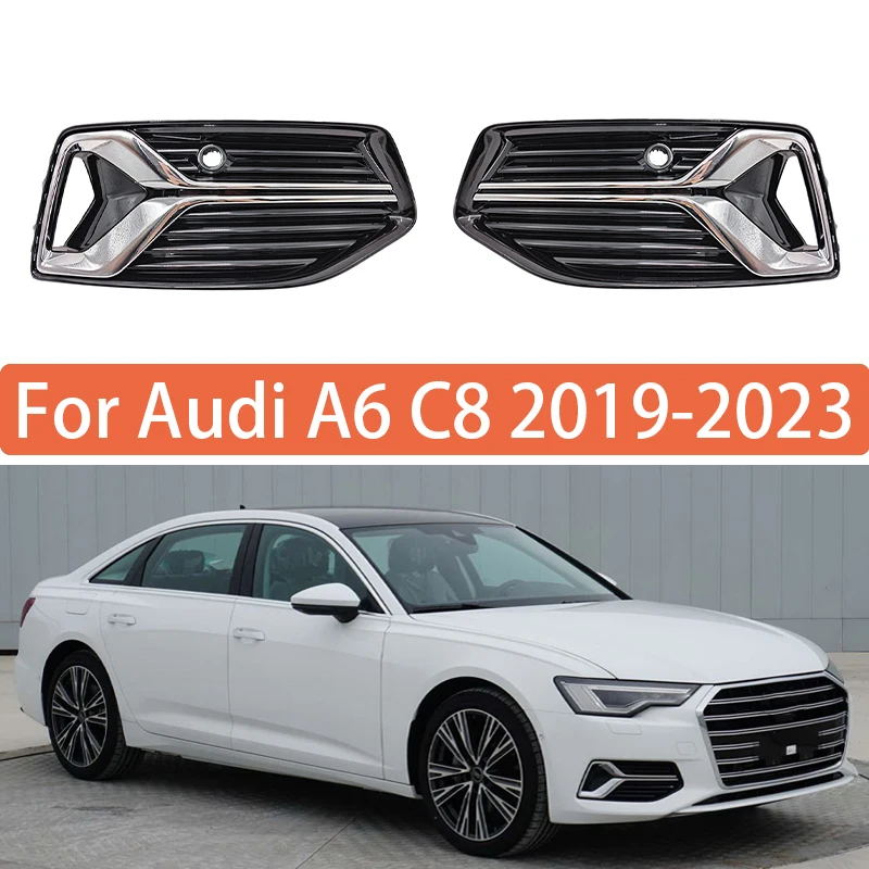

Решетка переднего бампера автомобиля для Audi A6 C8 2019 2020 2021 2022 2023, автомобильная решетка впускного отверстия 4K0807647 4K0807648