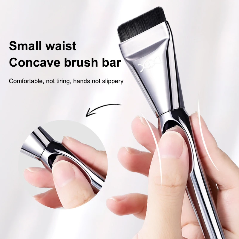 Ultra Thin Foundation Brush Lightweight Face Contour Brush Flat Contour Brush  Foundation Cream Makeup Brushes Beauty