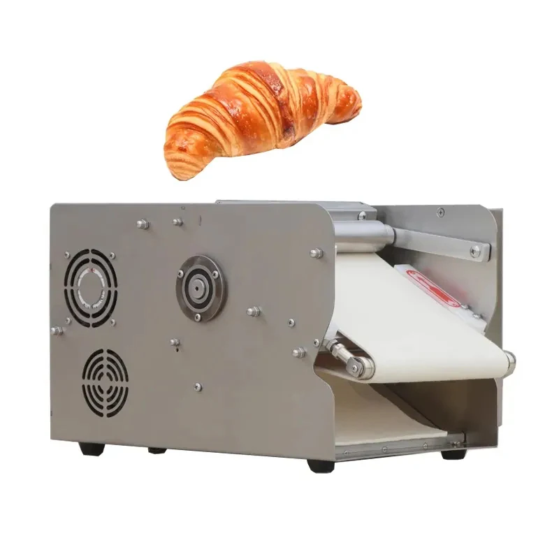 Reversible Pizza Croissant Pastry Dough Roller Sheeter Stainless Steel Manual Dough Sheeter Machine