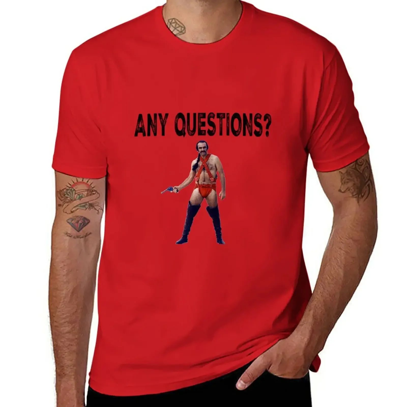 Zardoz Red T-Shirt vintage clothes Blouse t shirt for men anime clothes new in tops & tees heavyweight Male Cartoon vintage