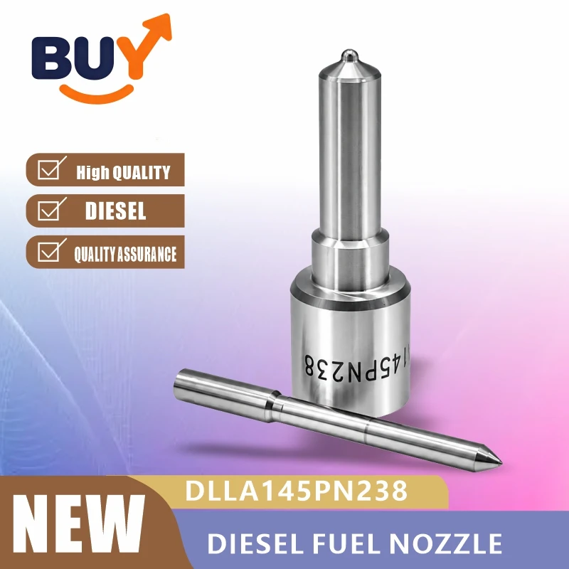 Common Rail Injector Nozzle DLLA145PN238 Flat Tip White Needle Diesel Fuel Spray Component For Engine System Replacement  YI1033