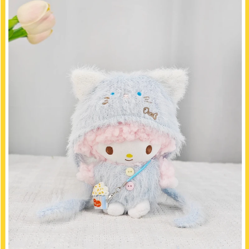 

Sanrio Piano Lamb 15cm Plush Doll Diy Dolls Outfit Cute And Good-Looking Trendy Cartoon Doll Desktop Display For Birthday Gifts