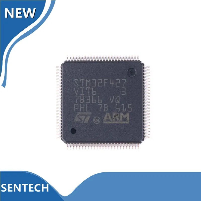 2PCS/LOT New Original STM32F427VIT6 LQFP-100 ARM Cortex-M4 32-bit Microcontroller MCU