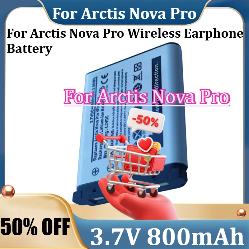 For Arctis Nova Pro Wireless Earphone Battery New 3.7V 800mAh High Quality Battery