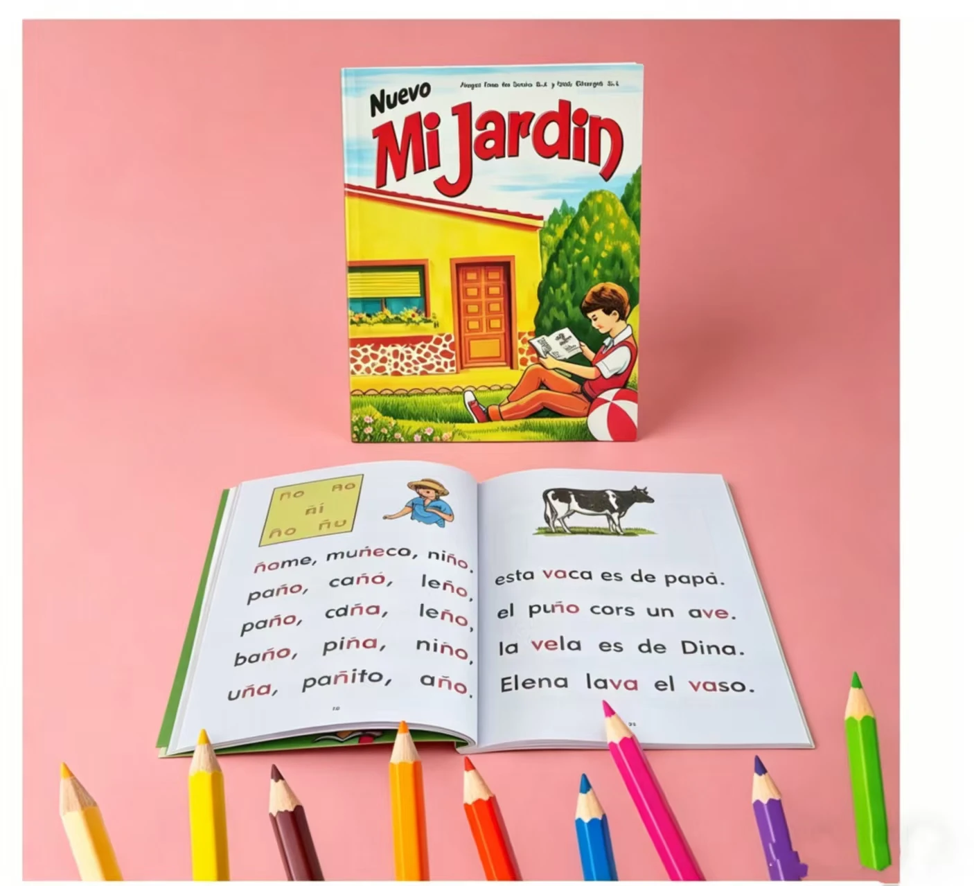 Introducción a la fonética española para niños, materiales de lectura para jardín de infancia, juguetes educativos Montessori para jardín de infancia
