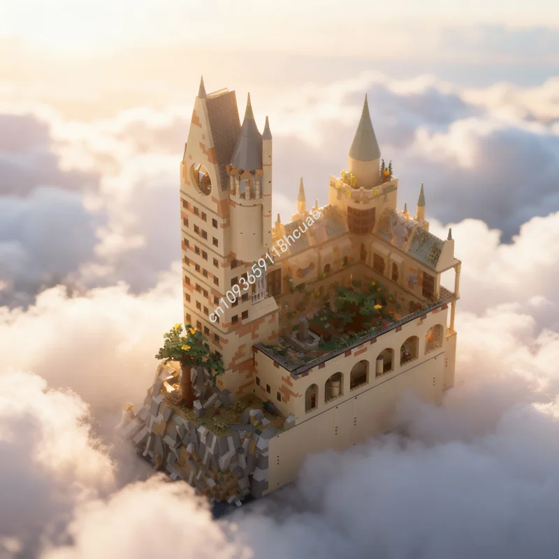 5626ピース MOC ハリー城 パート2 モデルビルディングブロック おもちゃ 建築 DIY クリエイティブ クリスマスギフトアイデア 教育用ブロック