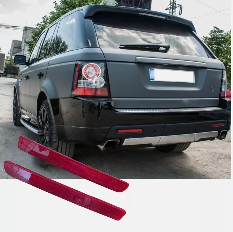 1 Pair XFF500020 XFF500030 Rear Bumper Brake Light Reflector Tail Stop Lamp Cover Fit For Land Rover LR3 LR4 Range Rover Sport
