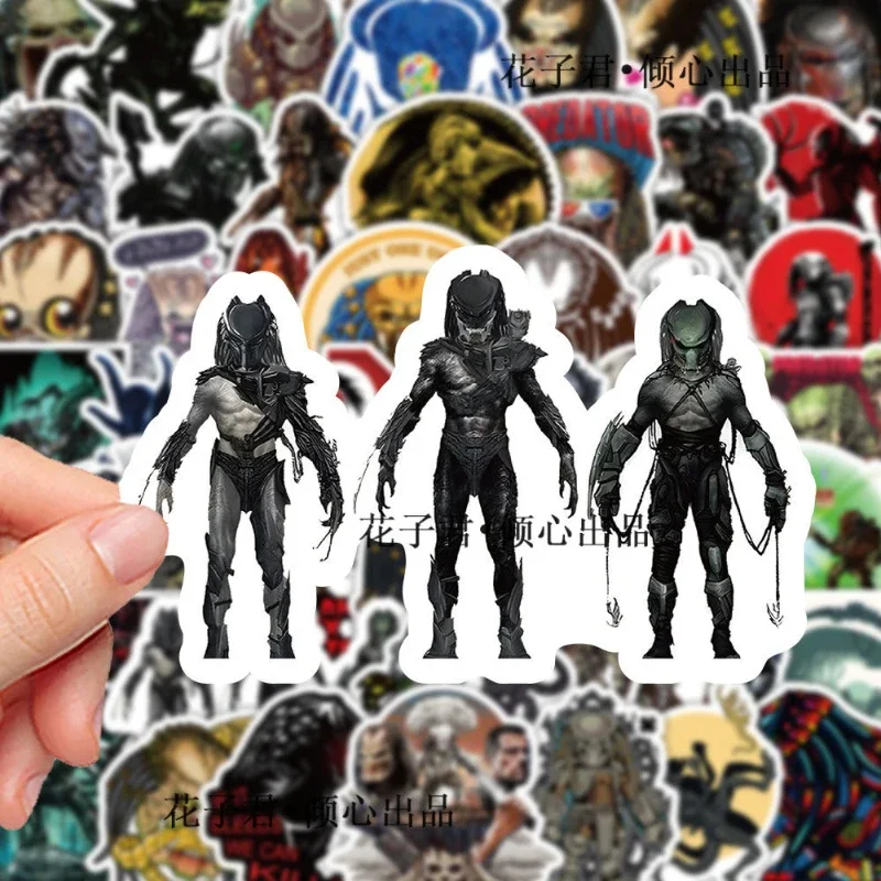 

53/30/10PCS Alien Predator Popular Film and Television Creative Peripherals DIY Notebook Mobile Phone Shell Luggage Stickers