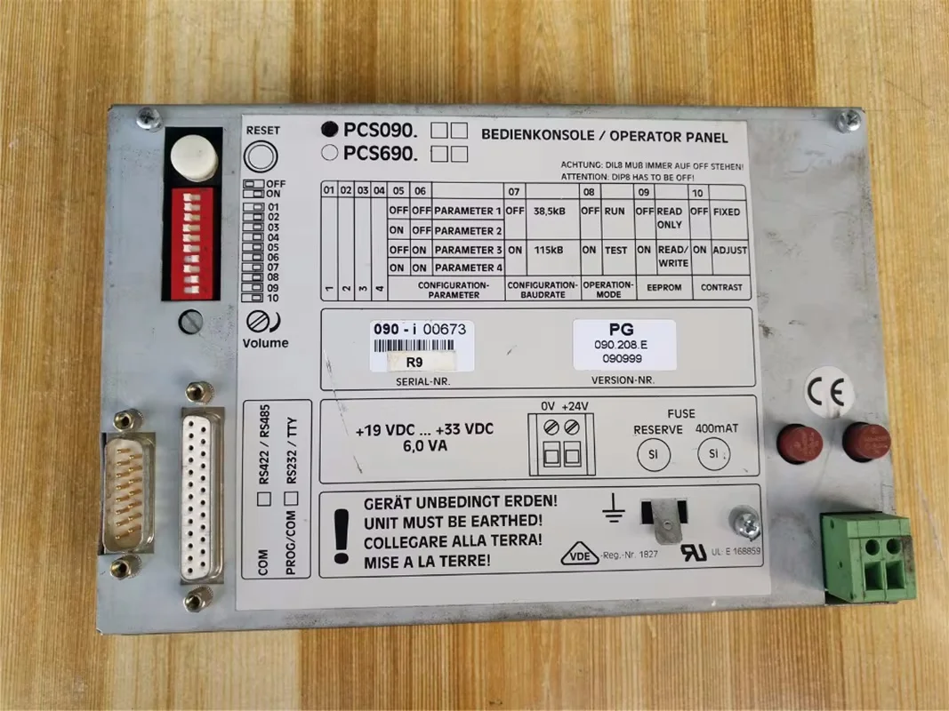 In Stock Lauer PCS090 Operator Panel  Used In Good Condition