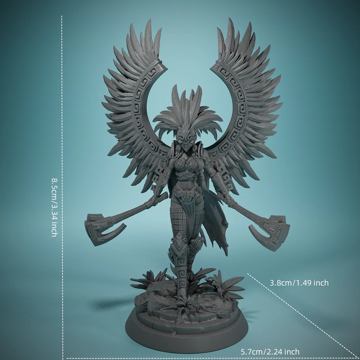 Amazon โมเดลเรซิน General_Mask-Miniature เหมาะอย่างยิ่งสำหรับเล่นเกมแบบยุทธวิธี-แบบจำลองวาดด้วยมือของขวัญที่ต้องการ