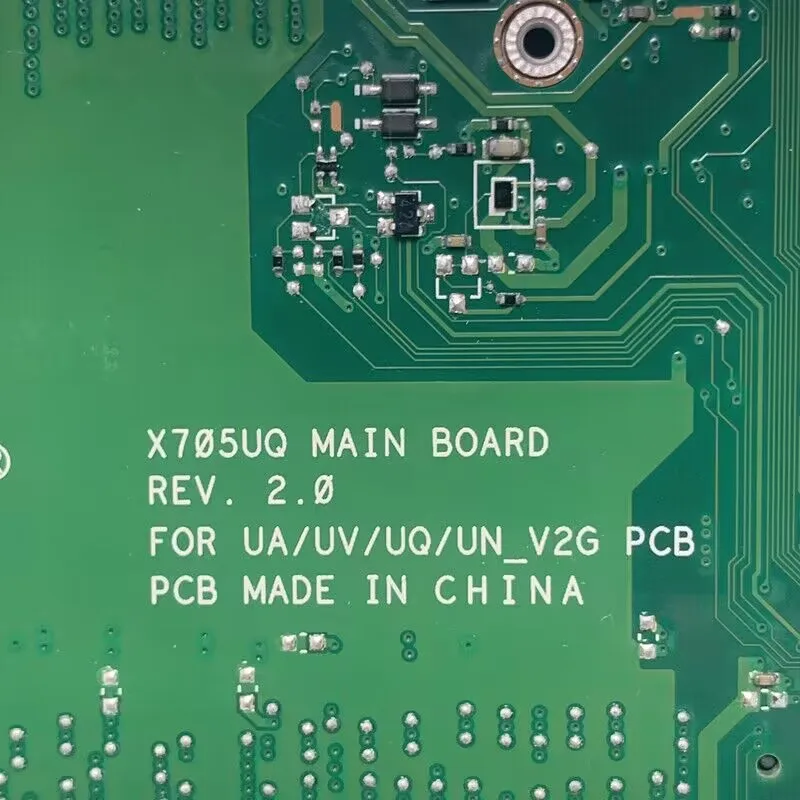 

X705UQ REV.2.0 With SR343 I3-7100U CPU Mainboard N16S-GTR-S-A2 940MX For Asus Laptop Motherboard 100% Fully Tested Working Well