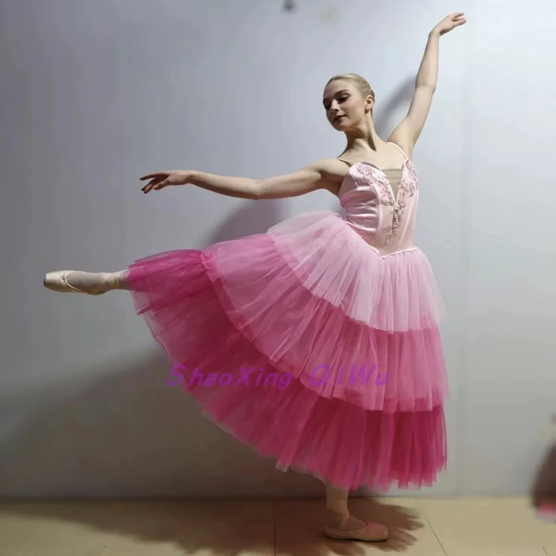 Ballet Classic Waltz Performance Dress Professional Edition Long Dress Customization