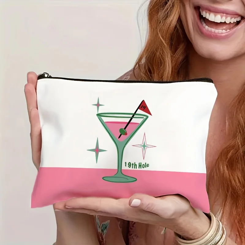 A Golf enthusiasts makeup bag - cute multifunctional zipper pouch for ladies, jewelry storage bag - view 5