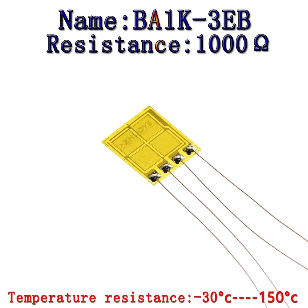 

10PCS weighing Pressure Sensor BA1K-3EB full bridge strain gauge type high-precision temperature resistance 150 ° C