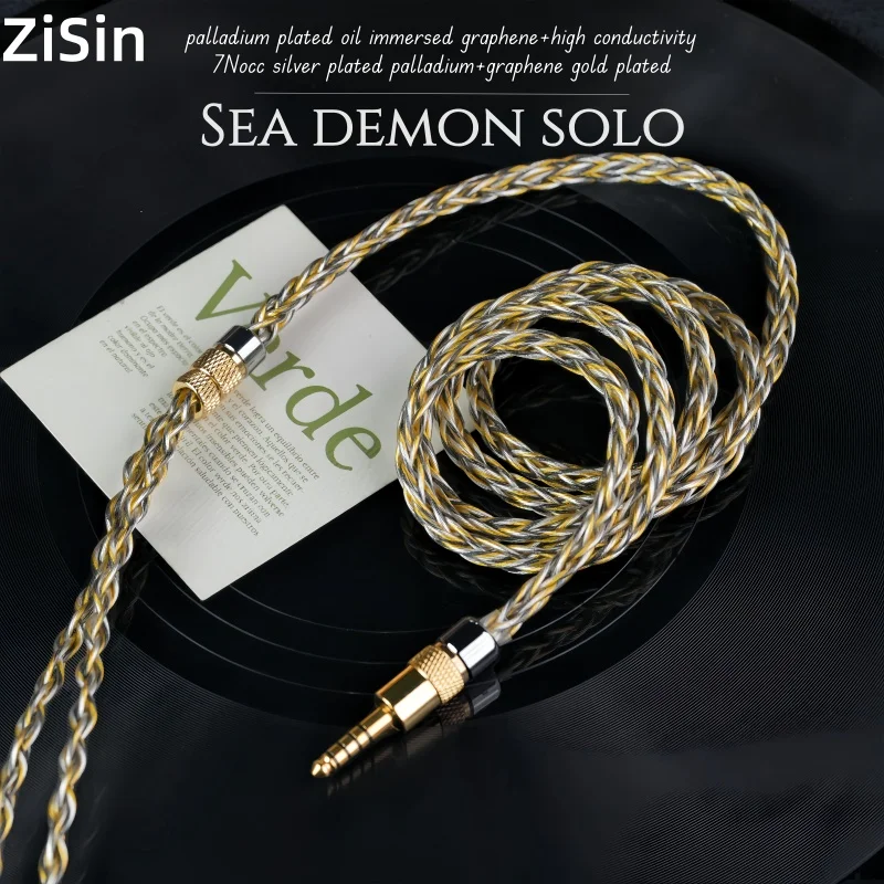 

ZiSin-306 IEM Earphone Upgrade Cable with 3.5/2.5/4.4mm MMCX 0.78 2-pin ForHEXA KATO Monarch IE500 400