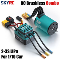 SKYRC Brushless Motor ESC Combo FuriaX Supa 3650 Motor 60A ESC 2-3S LiPo 3.175mm Shaft For 1/10 Touring Buggy Short Course Truck