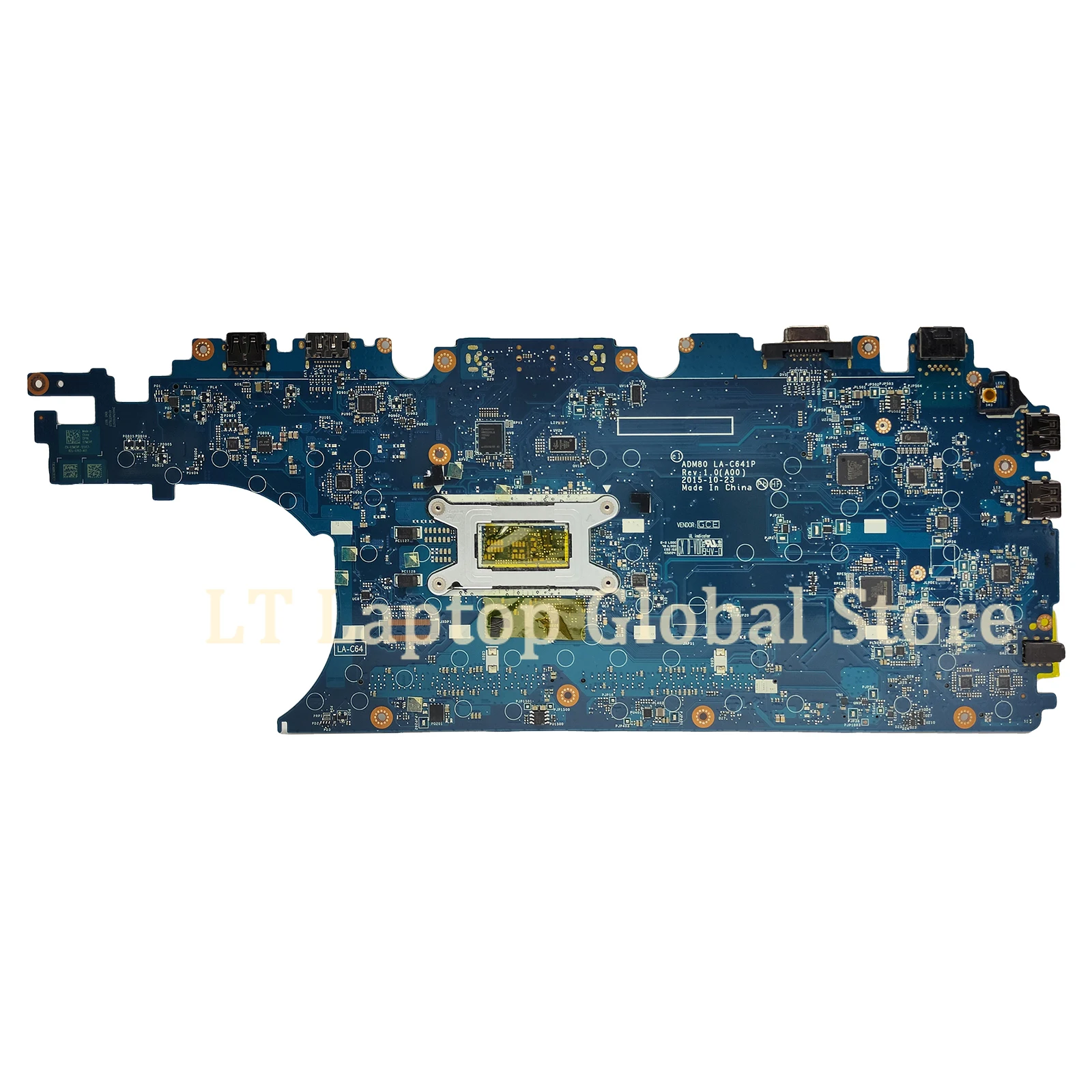 LA-C641P Laptop Motherboard For DELL Latitude E5570 3510 0MJJCK 03MCRF 0JGMFT Notebook Mainboard With i3 i5 i7 6th Gen CPU