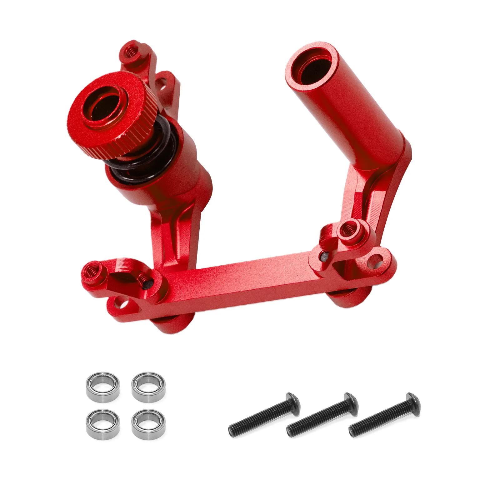 RC Car Upgrade Aluminum Steering Bellcrank Support Kit For TRAXXAS 1/10 E-Maxx/T-Maxx RC Car Upgrade Parts