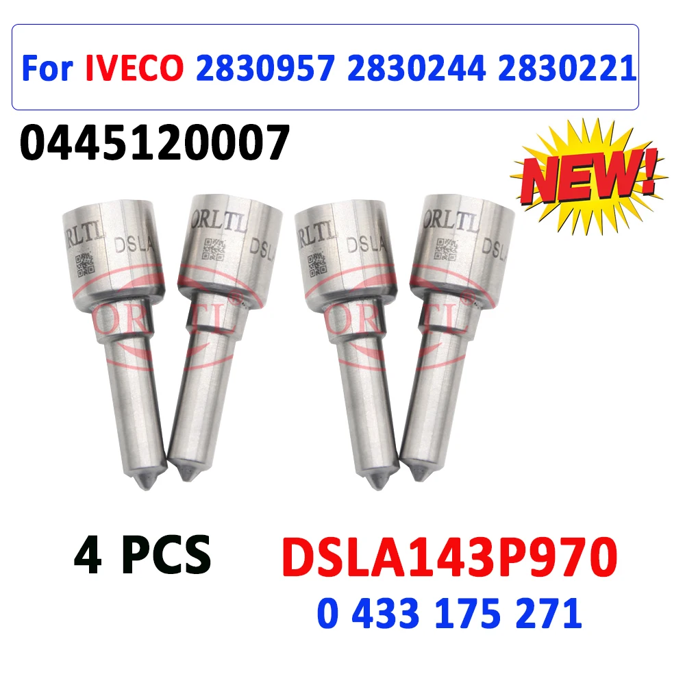 

DSLA 143P970 Diesel Injector Nozzle DSLA143P970 Accesorios Para Auto Nozzle 0 433 175 271 for IVECO 0445120007 0986435508