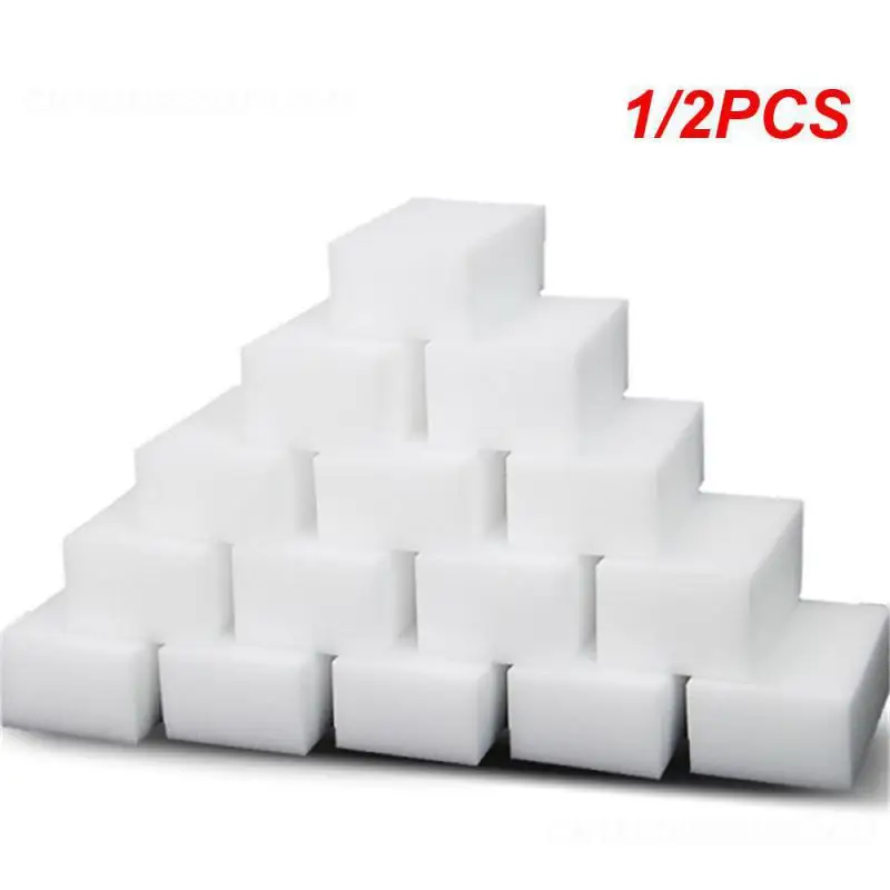 1/2PCS lot Melamine Sponge Sponge Eraser For Kitchen Office Bathroom Melamine Cleaner Cleaning Sponge 100X60X15MM