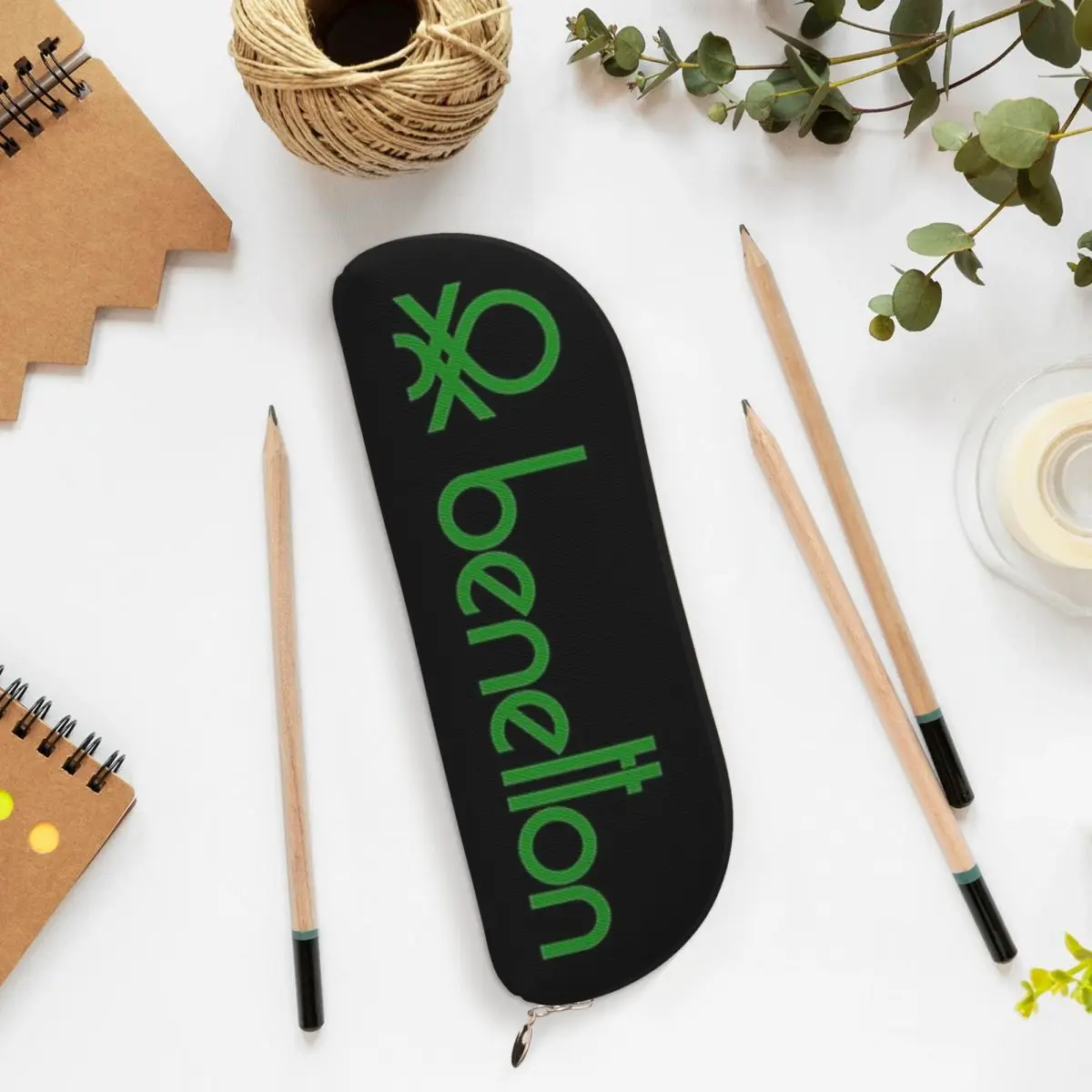 يونايتد كولورز أوف بينيتون مقلمة قلم رصاص الحقيبة تخزين القرطاسية لوازم تخزين كبيرة صندوق القلم حقيبة أقلام رصاص للطلاب