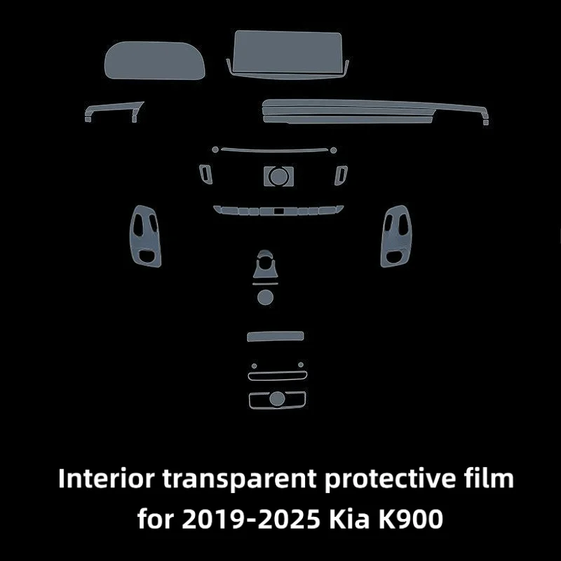 For 19-25 Kia K900 car interior accessories center console screen dashboard transparent anti-scratch protective film