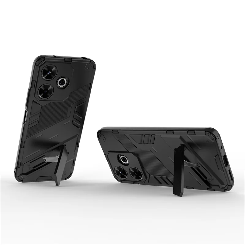 For Xiaomi Redmi 13 Case for Xiaomi Redmi 13 Cover Protective Punk Armor Shockproof Shell Kickstand Phone Case for Redmi 13 4G