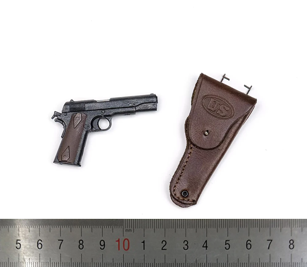 1/6 DID V80174 US. Soldier General Toys Model Vietnam Battle Toys Weapon Model M1911 Leather Holster Can't be Fired For 12