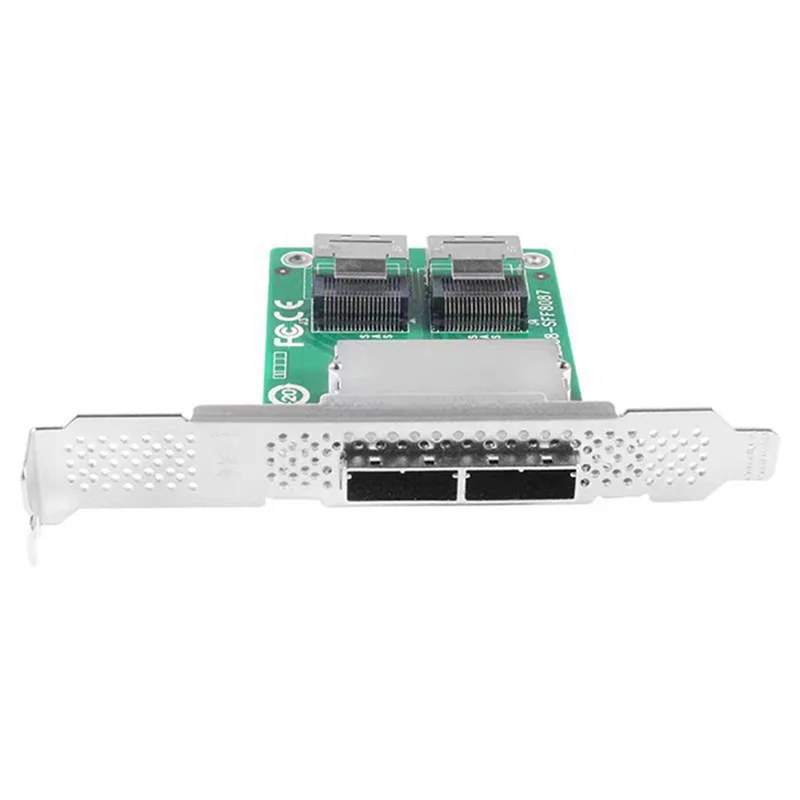 

GW-Minisas Adapter Card SFF-8087 To SFF-8088 Dual Port SAS Card Internal To External Card