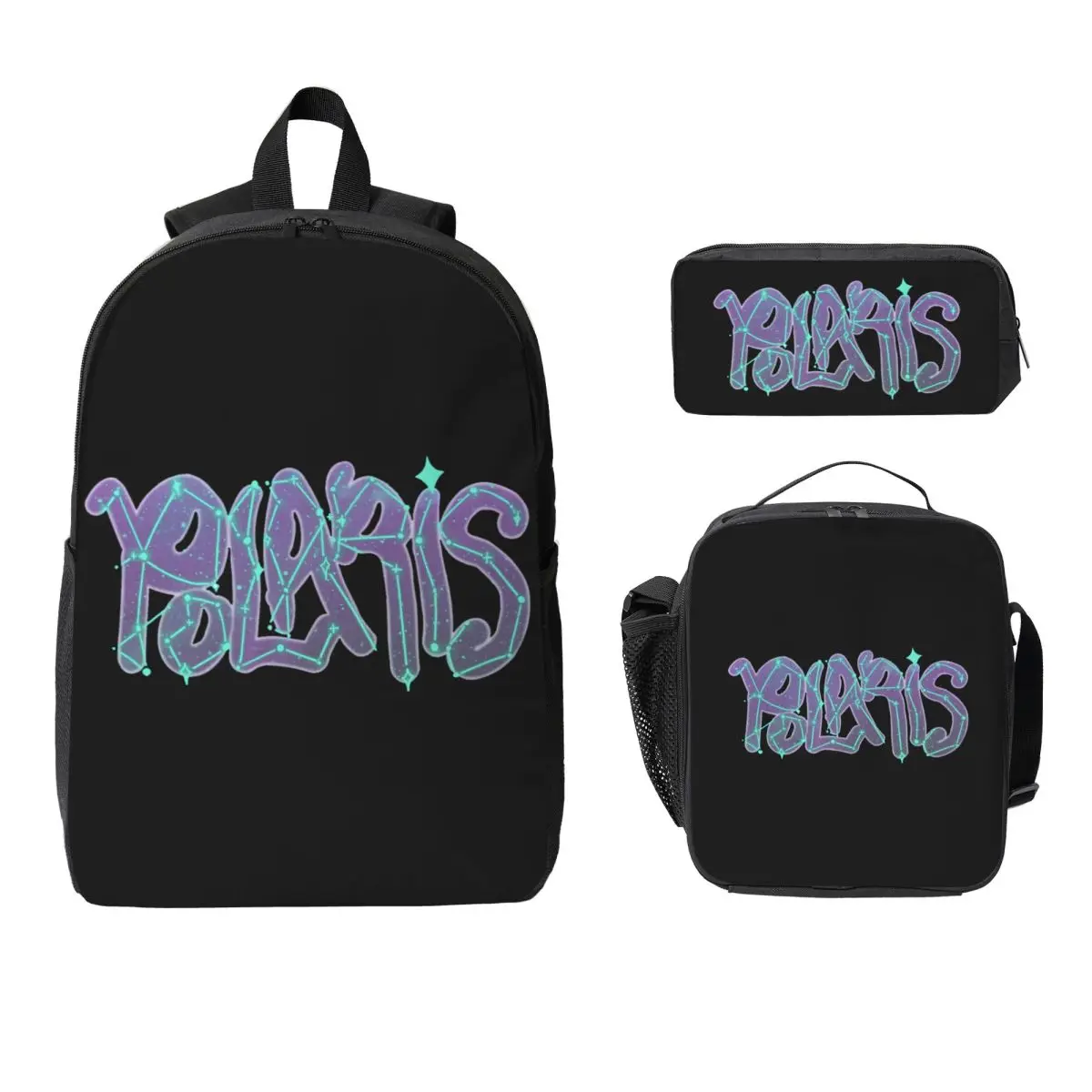 

Polaris Saiko 1371KM Backpack Student Boys Girls BookBag School Bag Laptop Shoulder Bags 3ps Insulated Lunch Bag Pencil Case