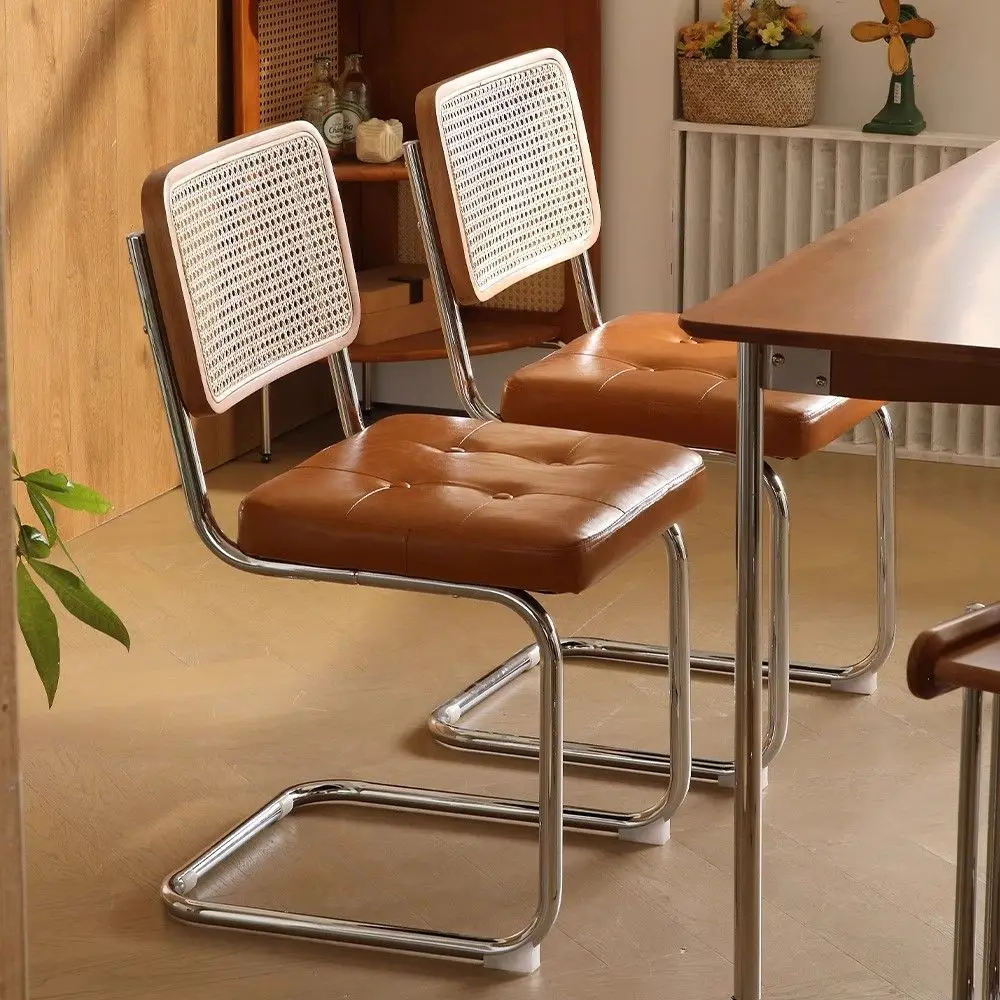 

Vintage Style Woven Lounge Chair with High-Resilience Foam - Arch Design Single Seater for Living Room,Bedroom & Balcony Comfort