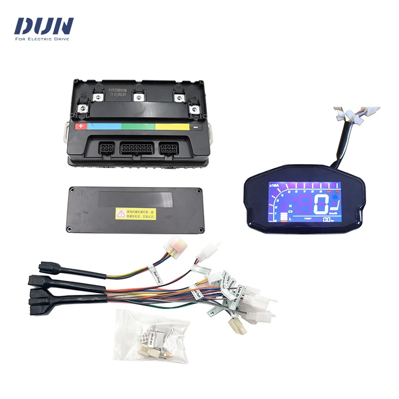 

em50s LANDE 7255 55A 1KW BLDC Sine Wave EM50s Controller with DKD LCD Speedometer Display For QS Wheel Mid Drive Motor