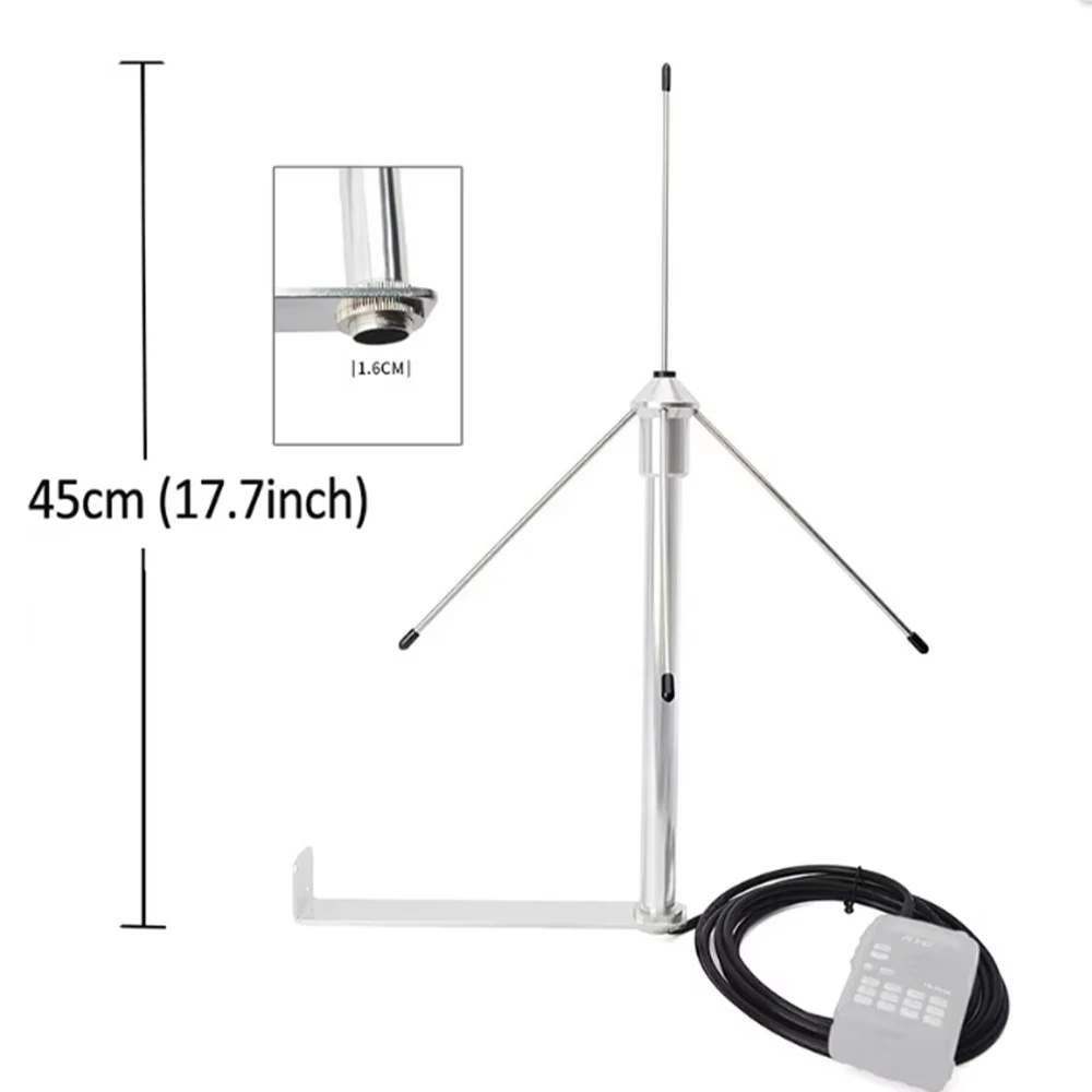 Omnidirectional GSM Antenna with Mounting Bracket&SMA Male Connector,433MHz,50 Ohms,10m RG58 Cable for Enhanced Connectivity!