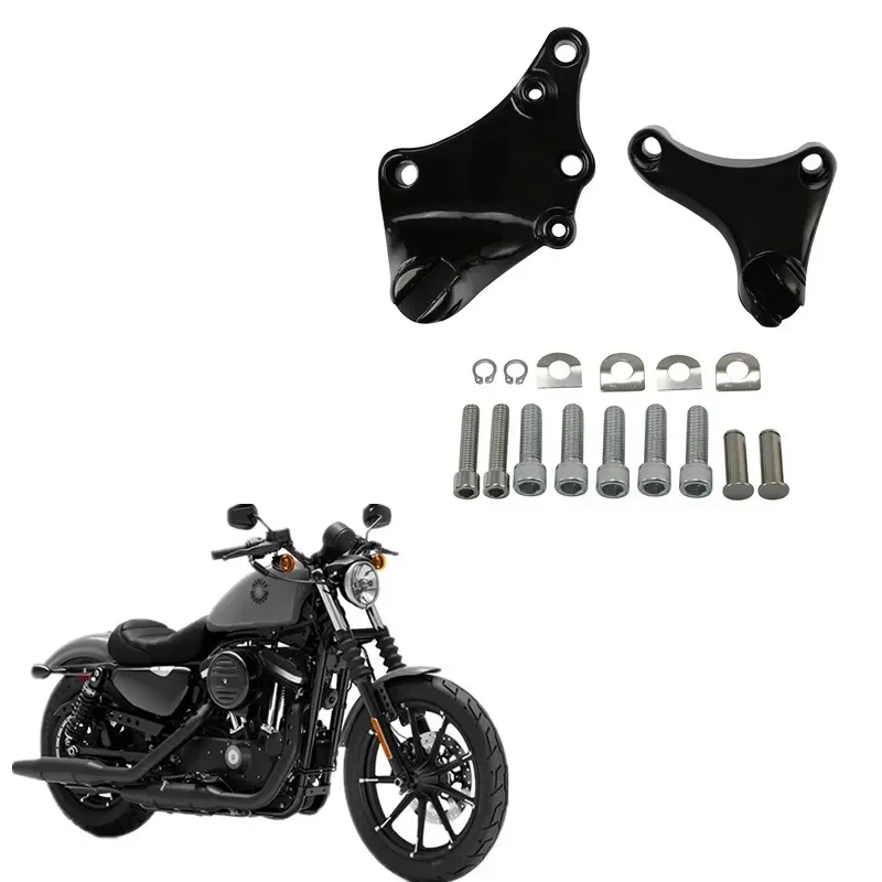 

For Harley Sportster 14-2022 Iron 883 1200 Custom 48 72 SuperLow Roadster Motorcycle Parts Passenger Foot Peg Mount Kits