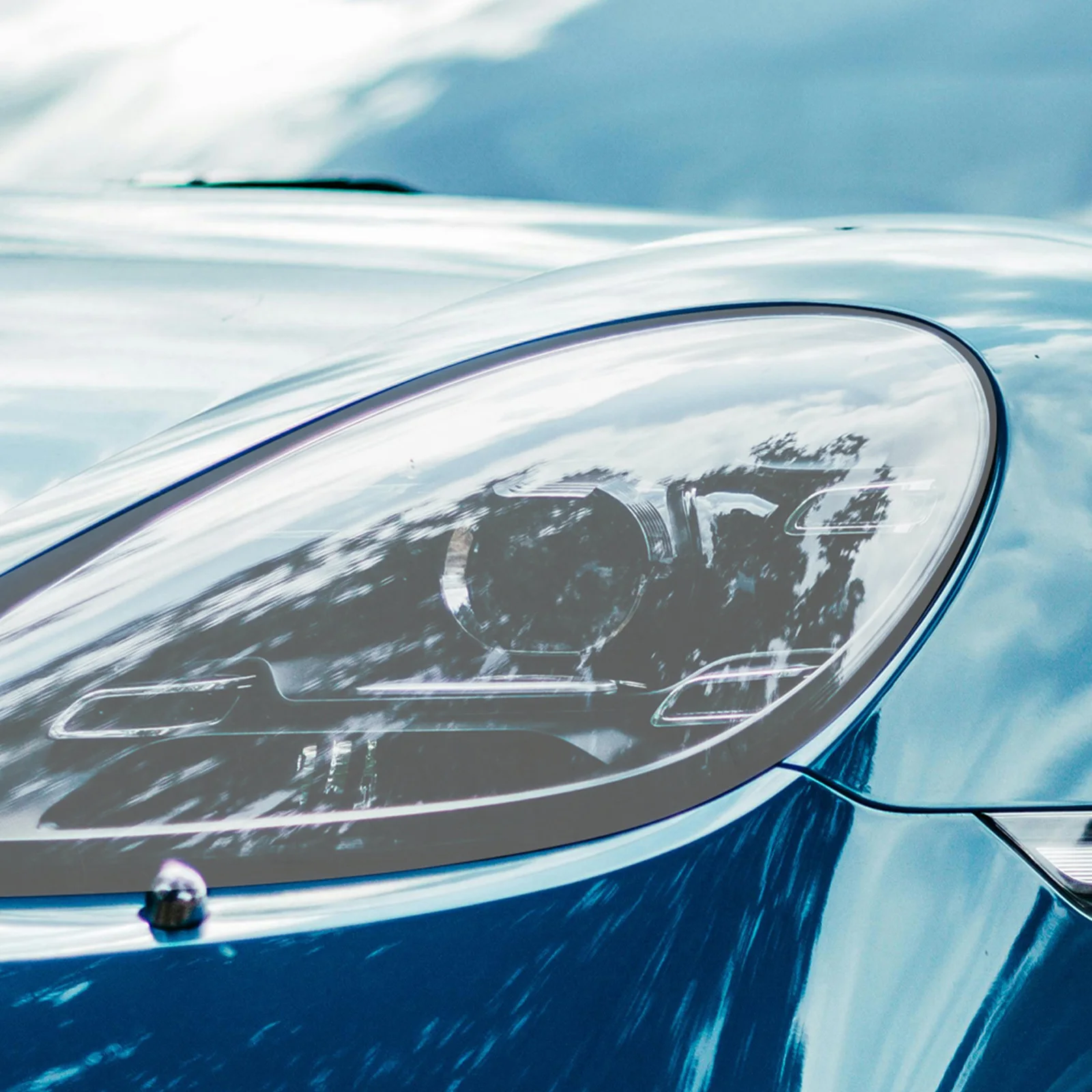 

2 Rolls Car Tail Light Tint Film Pvc Scratch Proof Waterproof Auto Lens Sticker For Headlight Fog Light Exterior Car Accessories