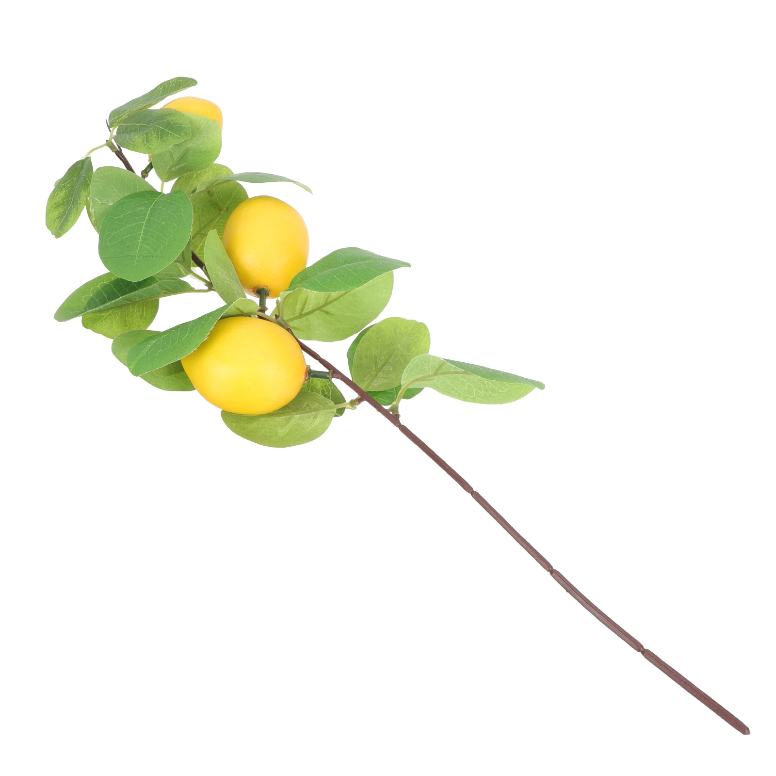 

Simulation Lemon Cuttings Decorative Home Accessories Plastic Fake Fruit Branch Vivid Flower Arrangement Longlasting Color