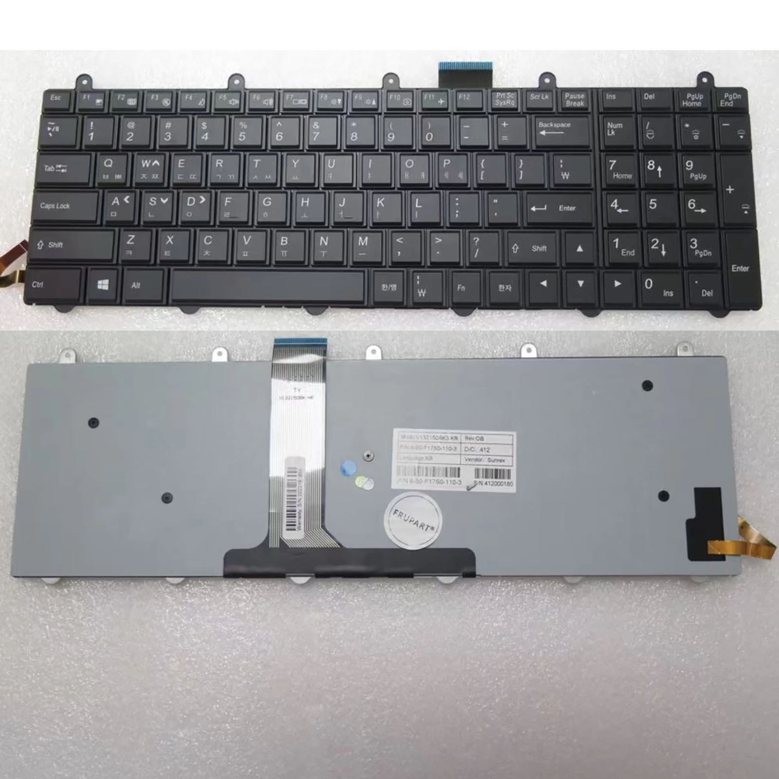 

KR for Clevo P150EM P170EM P370EM P570WM P570WM3 P150SM-A P150sm P170sm-A P377SM-A P270WM P150SM P170SM backlight keyboard