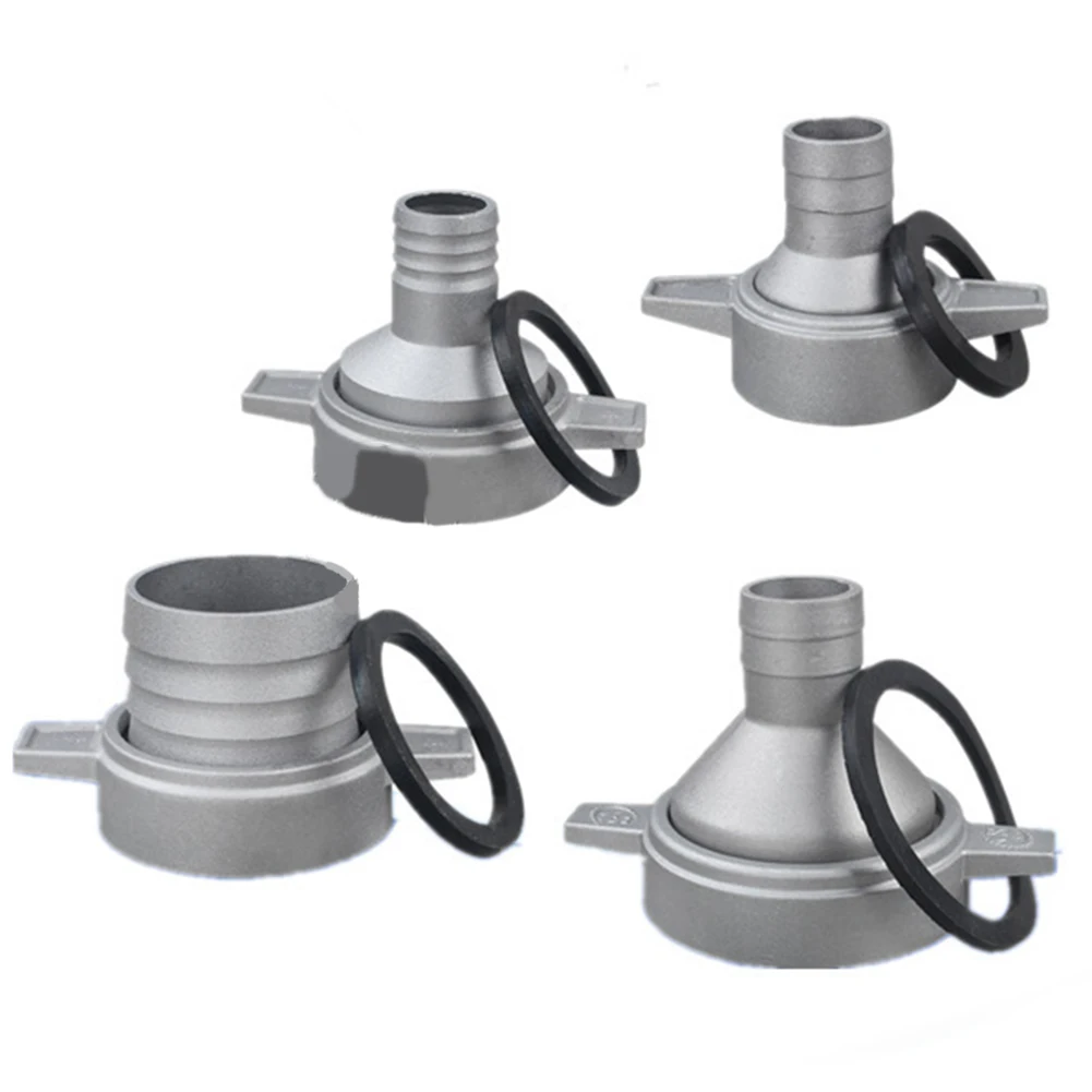 Wasserpumpe Aluminiumrohrverbinder mit Gummidichtung Wasserpumpe Verbindungsrohr für 1-3 Zoll Wasserpumpe