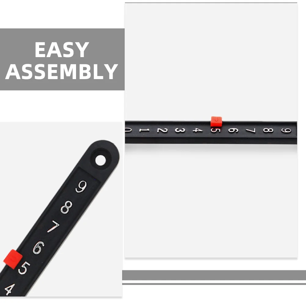 4 قطع من لوحة النتائج البلاستيكية المتينة وصديقة للأطفال وسهلة التجميع للتجمعات العائلية وحامل النتيجة